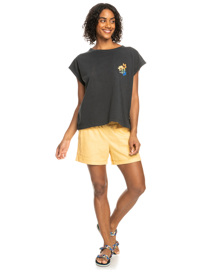 3 Unite The Wave - Boxy T-Shirt for Women Black ERJZT05486 Roxy