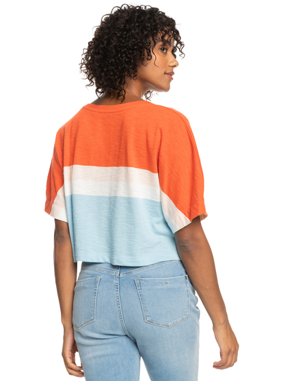 4 Womens When I Love You Oversized T-Shirt Blue ERJZT05576 Roxy
