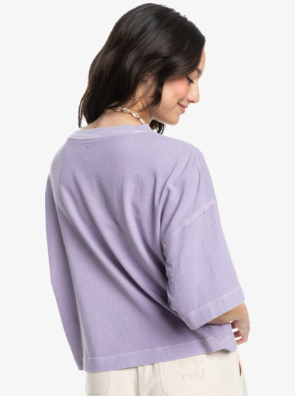 4 Womens Summer Flakes B T-Shirt Purple ERJZT05586 Roxy