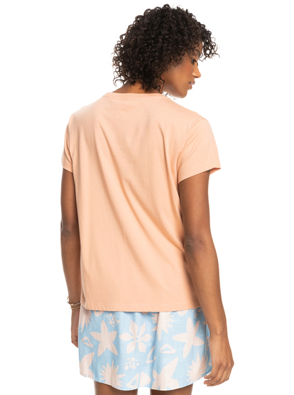 4 Womens Just Do You T-Shirt Orange ERJZT05590 Roxy