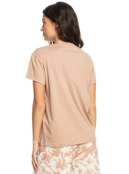 4 Womens Just Do You T-Shirt Brown ERJZT05608 Roxy