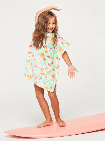 6 Girls Stay Magical Poncho Towel Blue ERLAA03051 Roxy