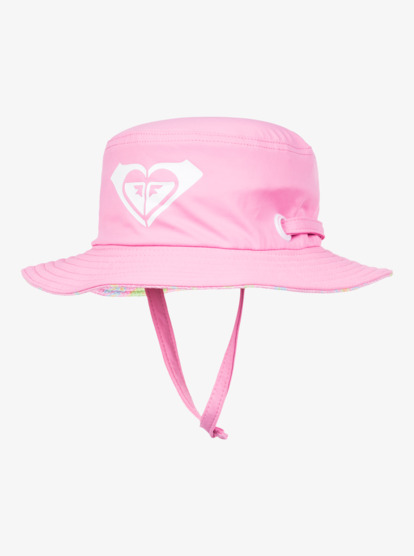 10 Girls New Bobby Reversible Swim Hat Pink ERLHA03151 Roxy