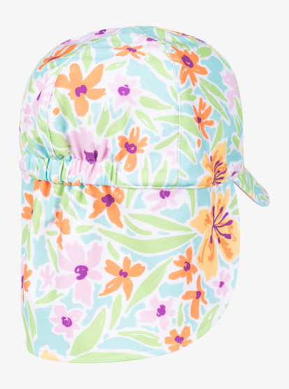 6 Girls Come And Go Reversible Swim Hat Blue ERLHA03155 Roxy