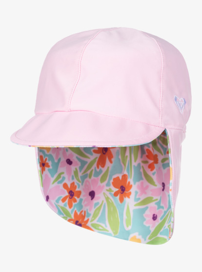 1 Girls Come And Go Reversible Swim Hat Blue ERLHA03155 Roxy