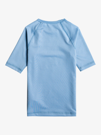 1 Girls 2-7 Beach Classics Short Sleeve UPF 50 Rash Vest Blue ERLWR03244 Roxy