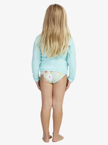1 Girls 2-7 ROXY Heater Long Sleeve UPF 50 Rash Vest Blue ERLWR03289 Roxy