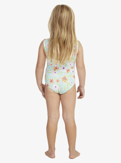 6 Girl's 2-7 Hawaiian Spirit One-Piece Swimsuit Blue ERLX103102 Roxy