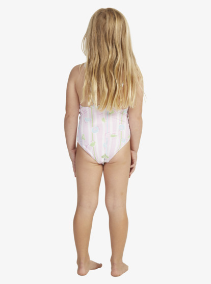 1 Girls 2-7 Pineapple Line One-Piece Swimsuit Pink ERLX103103 Roxy