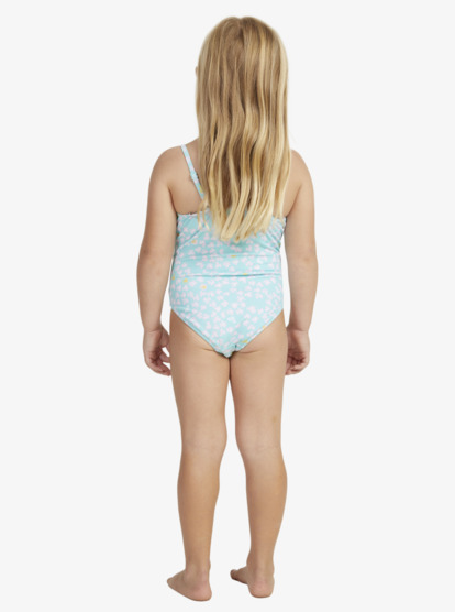 9 Girls 2-7 Teenie Ditsy One-Piece Swimsuit Blue ERLX103104 Roxy
