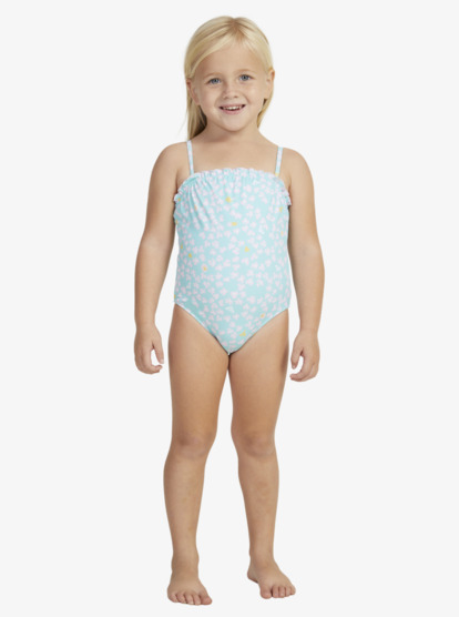 8 Girls 2-7 Teenie Ditsy One-Piece Swimsuit Blue ERLX103104 Roxy