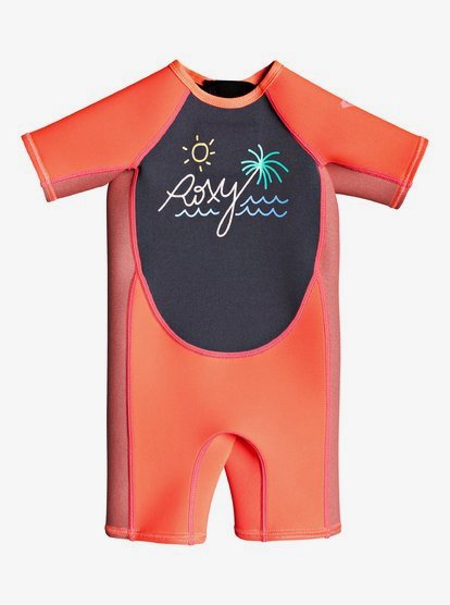 Roxy - 1.5mm Syncro - Springsuit met Korte Mouwen voor Toddlers