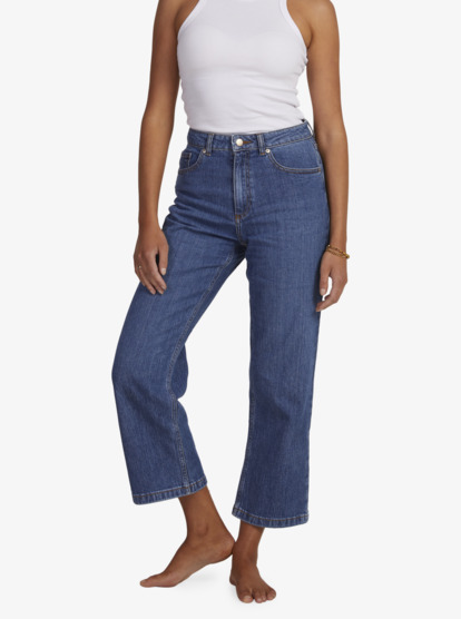 5 Womens Layla Jean Relaxed Fit Jeans Blue URJDP03006 Roxy