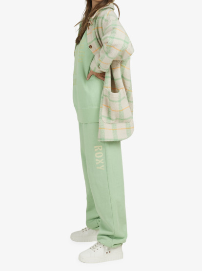 7 Move On Up Baggy Sweatpants Green URJFB03035 Roxy
