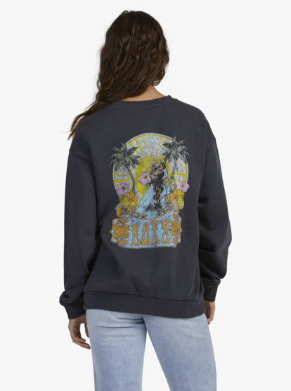 1 Womens Into The Light Sweatshirt Black URJFT03170 Roxy