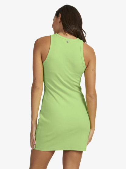 2 Womens Baseline Rib Knit Vest Top Green URJKD03061 Roxy