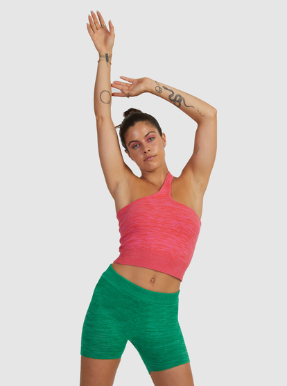 0 Bold As Love Knitted Crop Top Orange URJKT03181 Roxy