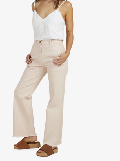 7 Womens Barbarella Flared Trousers Pink URJNP03042 Roxy
