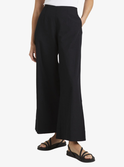 Dark on sale linen pants