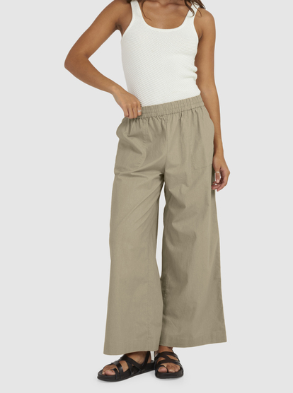 1 Womens Lekeitio Bay Beach Trousers Brown URJNP03060 Roxy