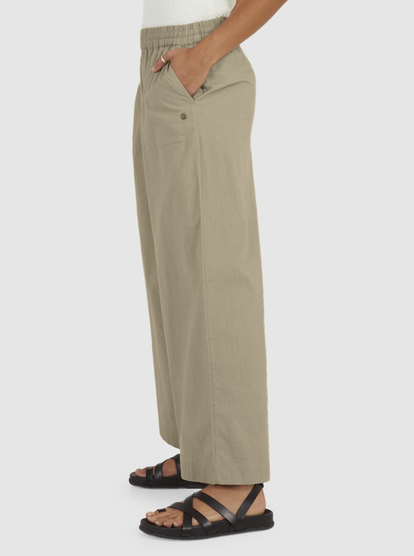 5 Womens Lekeitio Bay Beach Trousers Brown URJNP03060 Roxy