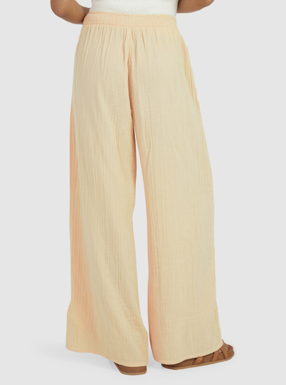 9 Womens Shimae Cropped Palazzo Trousers Pink URJNP03063 Roxy