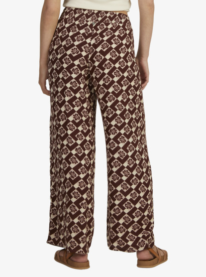 6 Womens Aloha Sessions Palazzo Pants Red URJNP03066 Roxy