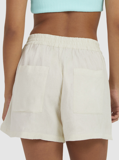 9 Womens Lekeitio Bay Viscose Shorts Yellow URJNS03066 Roxy