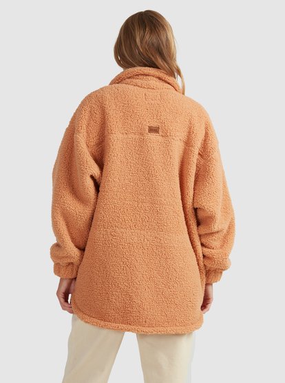 Womens Sea Of Love Teddy Sherpa Trucker 