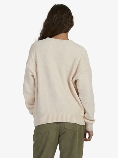 1 Womens Miss The Waves Jumper Beige URJSW03036 Roxy
