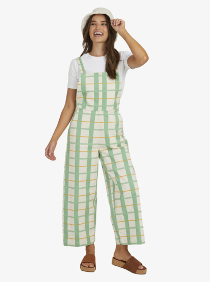 6 Womens Sweet Note Printed Jumpsuit Green URJWD03144 Roxy