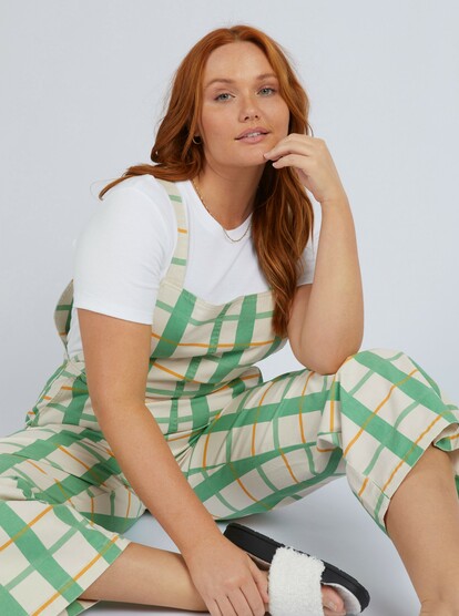 1 Womens Sweet Note Printed Jumpsuit Green URJWD03144 Roxy
