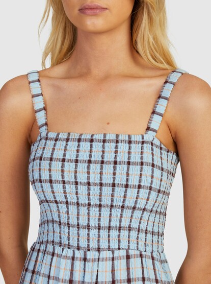 16 Womens Sunnier Shores Midi Dress Blue URJWD03157 Roxy