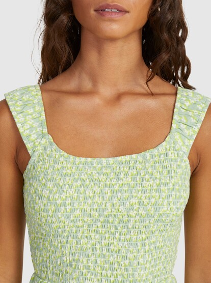 10 Womens Rosie Waves Mini Dress Green URJWD03163 Roxy