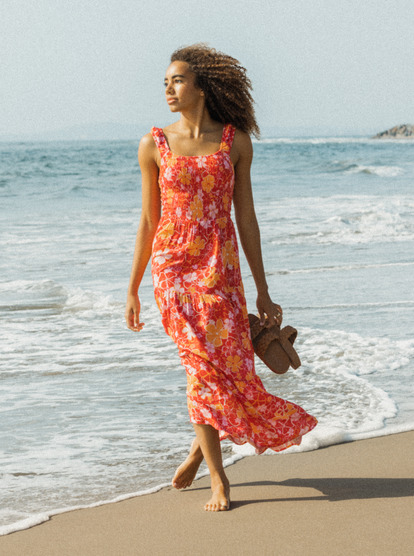 0 Womens Rosie Waves Maxi Dress Red URJWD03168 Roxy