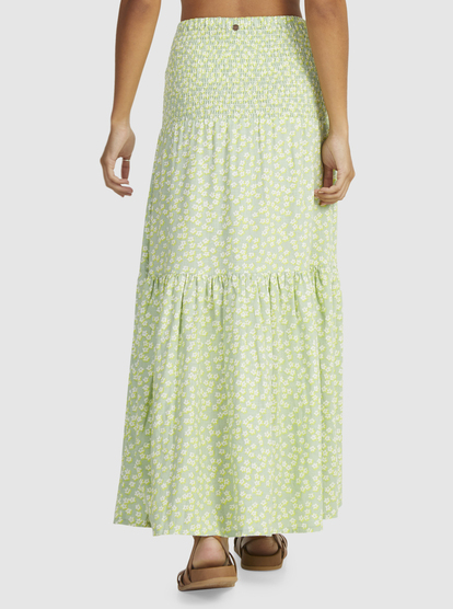 3 Womens Remember The Time Maxi Skirt Green URJWK03040 Roxy