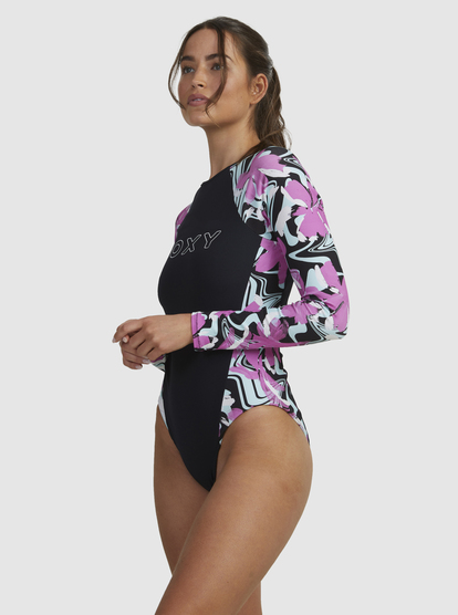 womens long sleeve two piece swimsuit