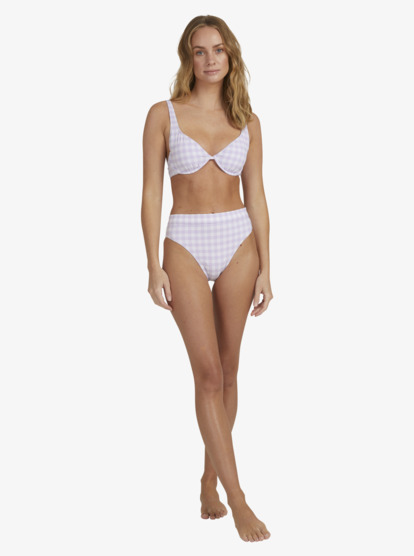 5 Heart The Check Underwire Bralette Bikini Top  URJX303068 Roxy