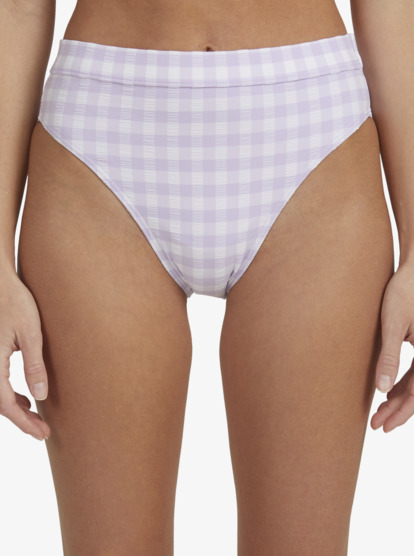 2 Heart The Check Moderate Coverage Bikini Bottoms Purple URJX403055 Roxy