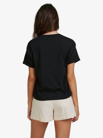 2 Womens Surfing In Sunshine T-Shirt Black URJZT03623 Roxy