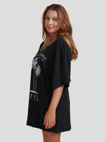 3 Womens Sweet Jane T-Shirt Black URJZT03635 Roxy