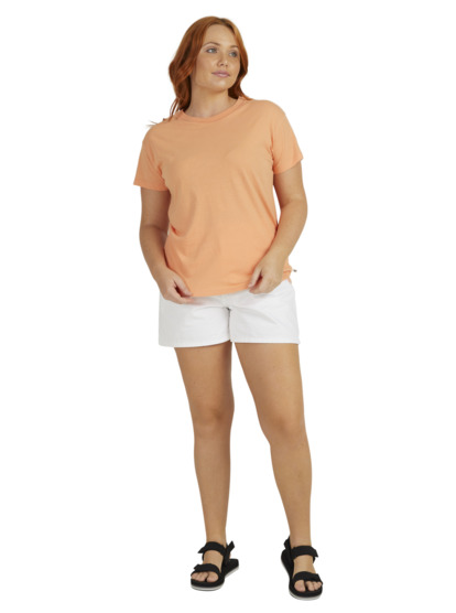1 Womens Drop The Base T-Shirt Orange URJZT03667 Roxy