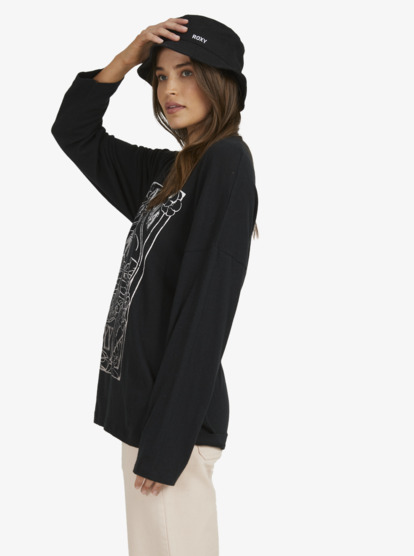 oversized black long sleeve t shirt