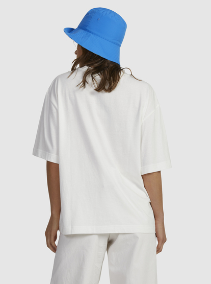 3 Tommy C - Oversized T-shirt voor Dames White URJZT03746 Roxy