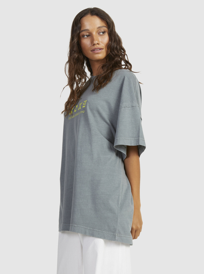 3 Womens Sweet Janis Boyfriend T-Shirt Green URJZT03755 Roxy