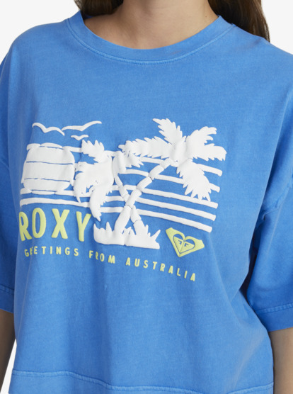 4 BY THE BAY TEE Blue URJZT03771 Roxy
