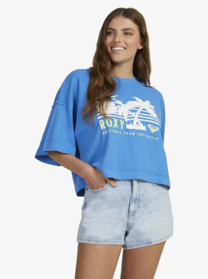 0 BY THE BAY TEE Blue URJZT03771 Roxy