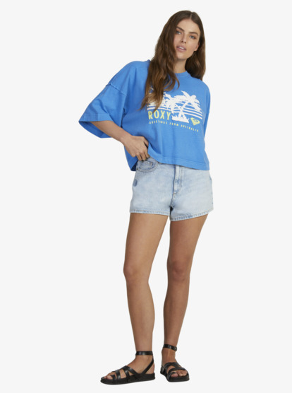 1 BY THE BAY TEE Blue URJZT03771 Roxy