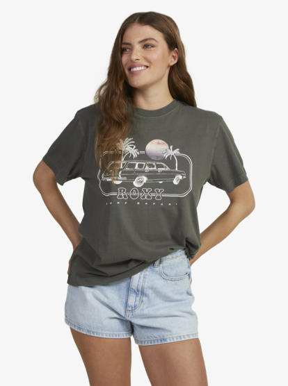 0 Womens To The Sun T-Shirt Black URJZT03816 Roxy
