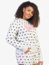 1 Barbie™ This World Crew - Sweatshirt for Girls 4-16  ARGFT03092 Roxy